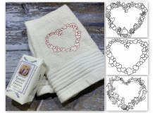 ADVENTSKALENDER 15. Dezember - Stickserie Sweet Magic Herzen